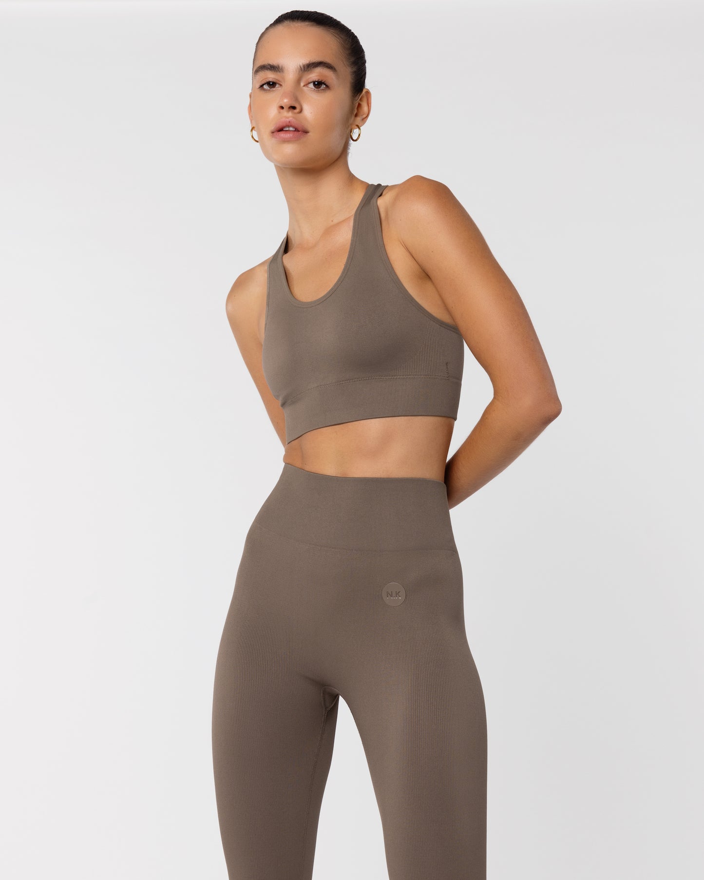 Seamless Sports Bra - Walnut