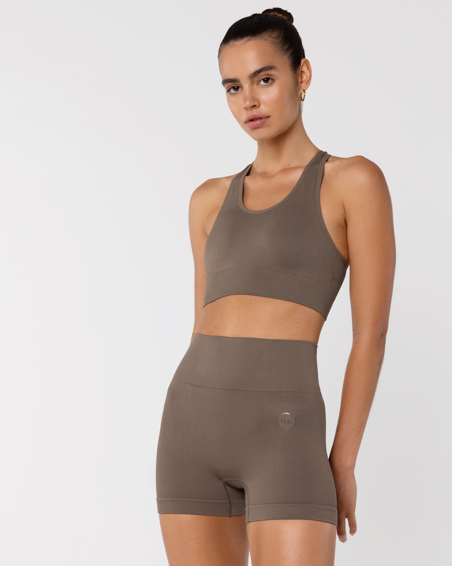 Seamless Sports Bra - Walnut