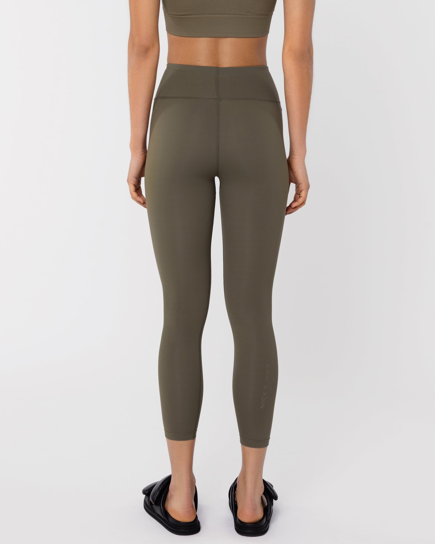 Performance Leggings - Olive Green