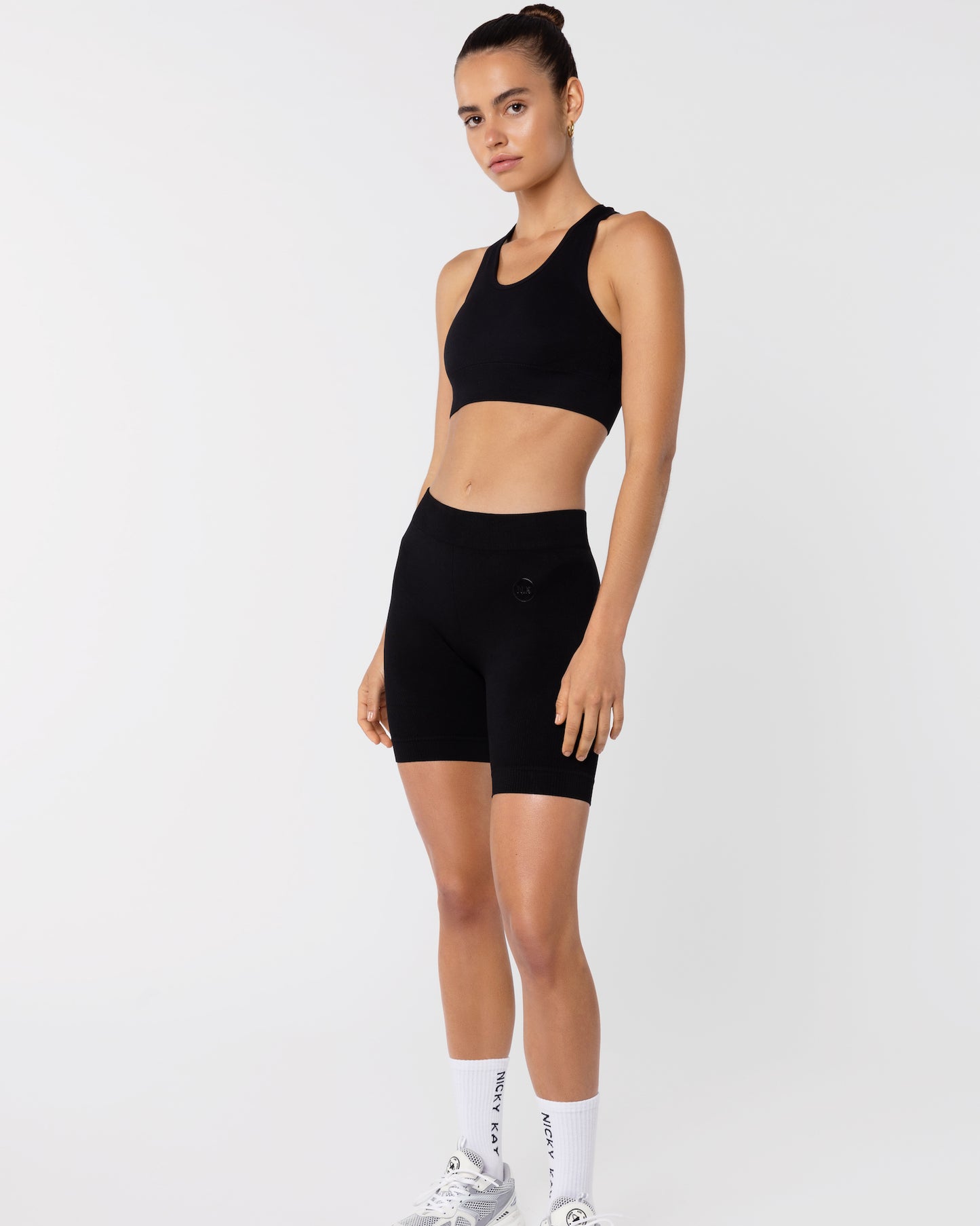 7" Seamless Bike Shorts - Black