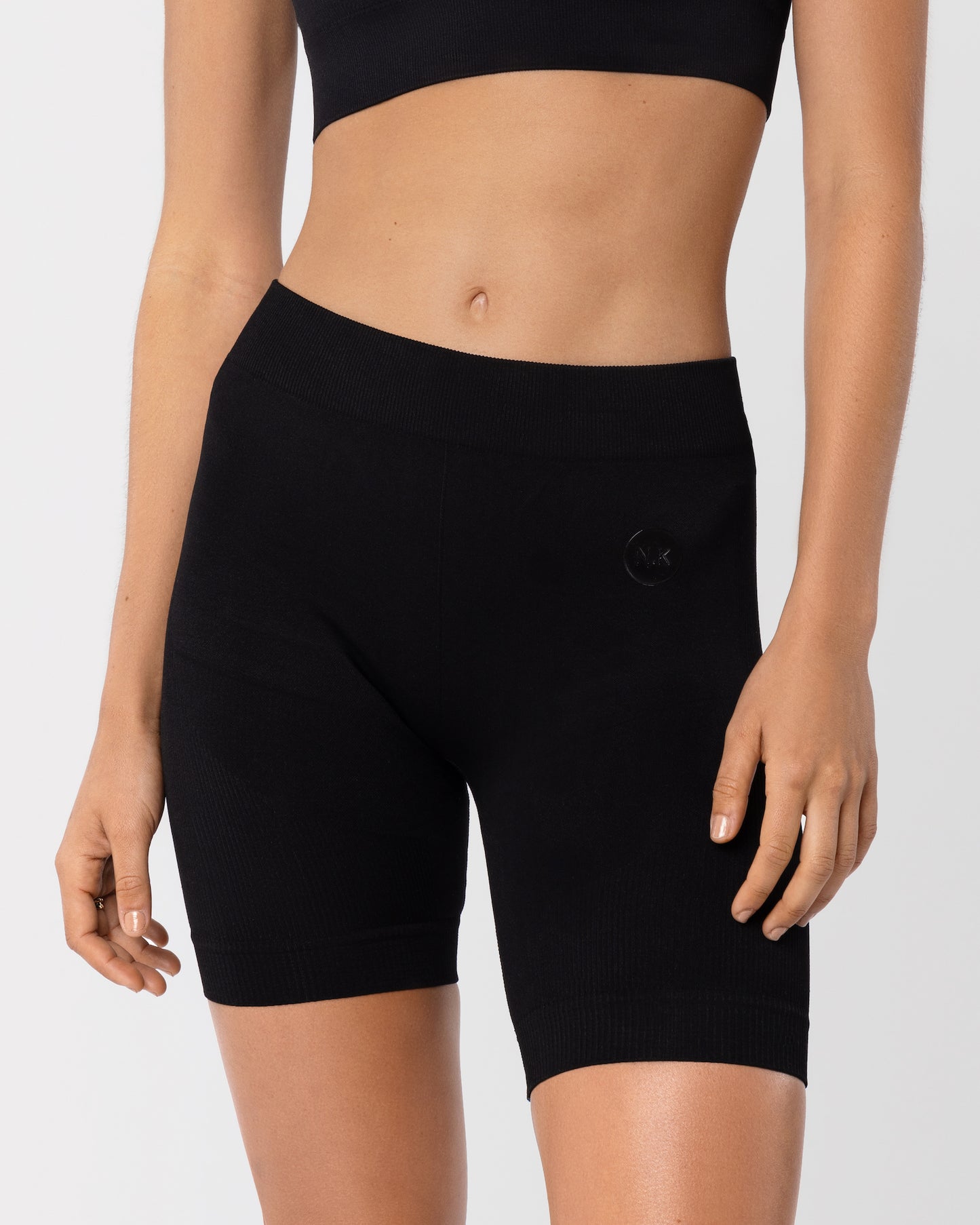 7" Seamless Bike Shorts - Black