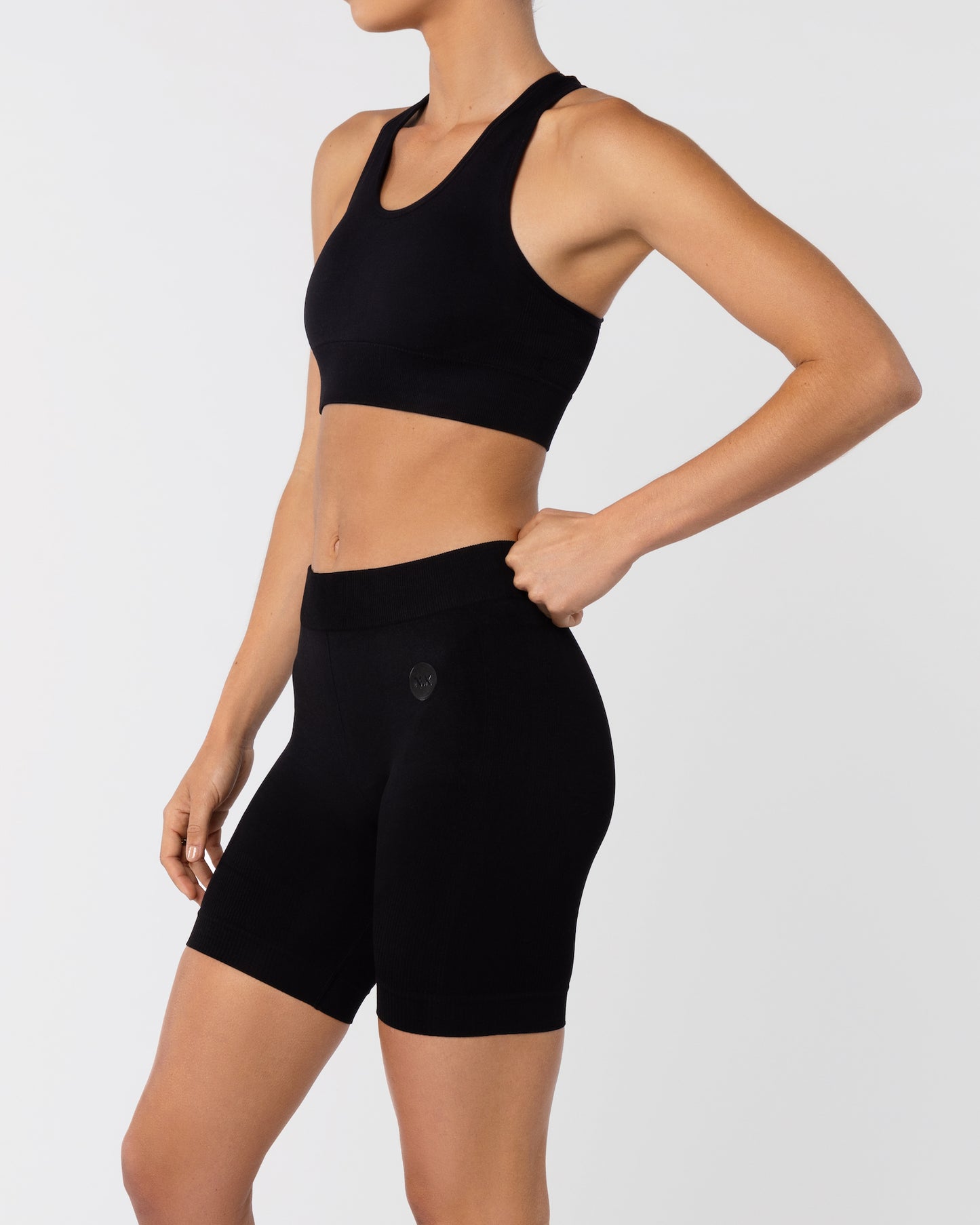 7" Seamless Bike Shorts - Black