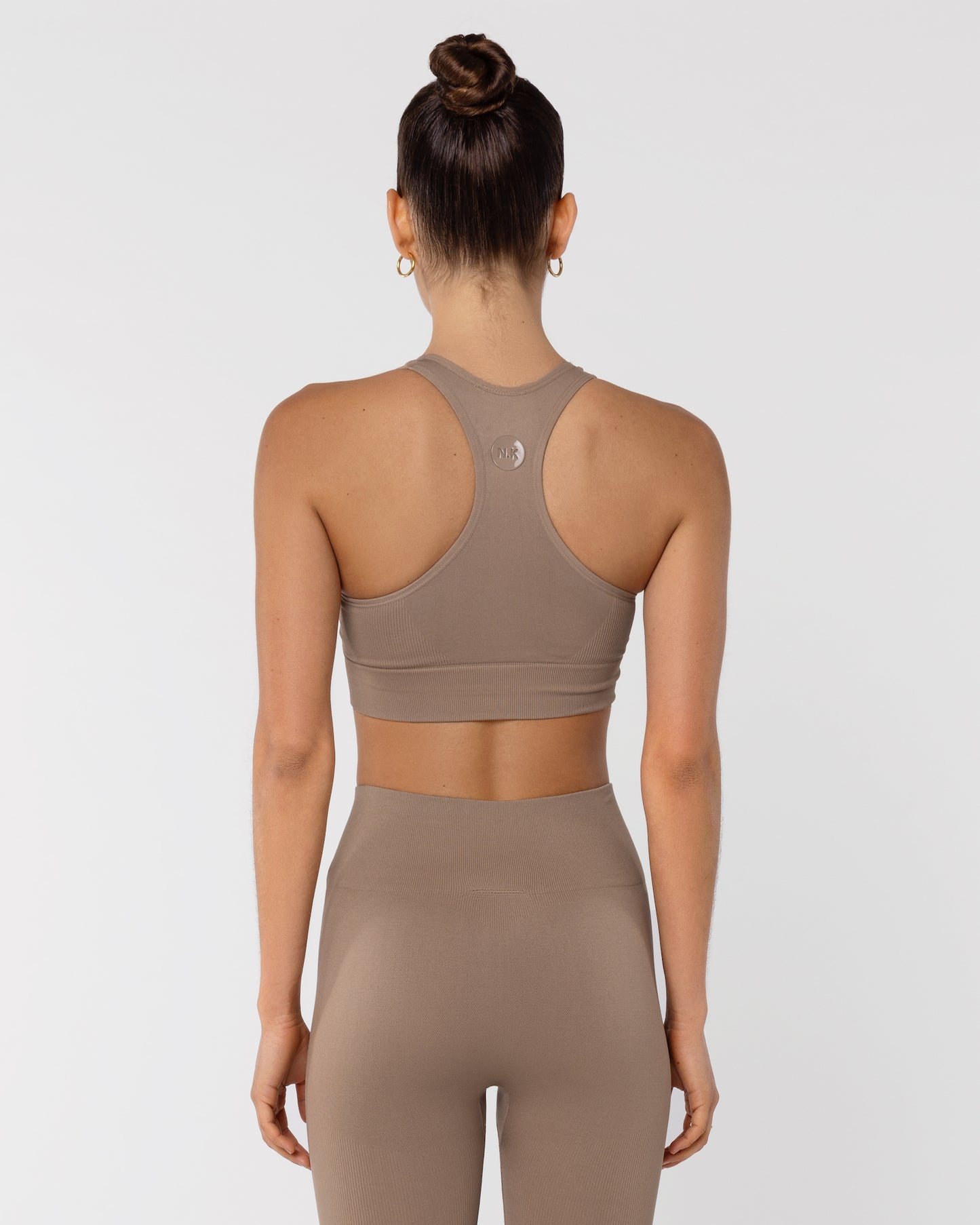 Seamless Sports Bra - Taupe