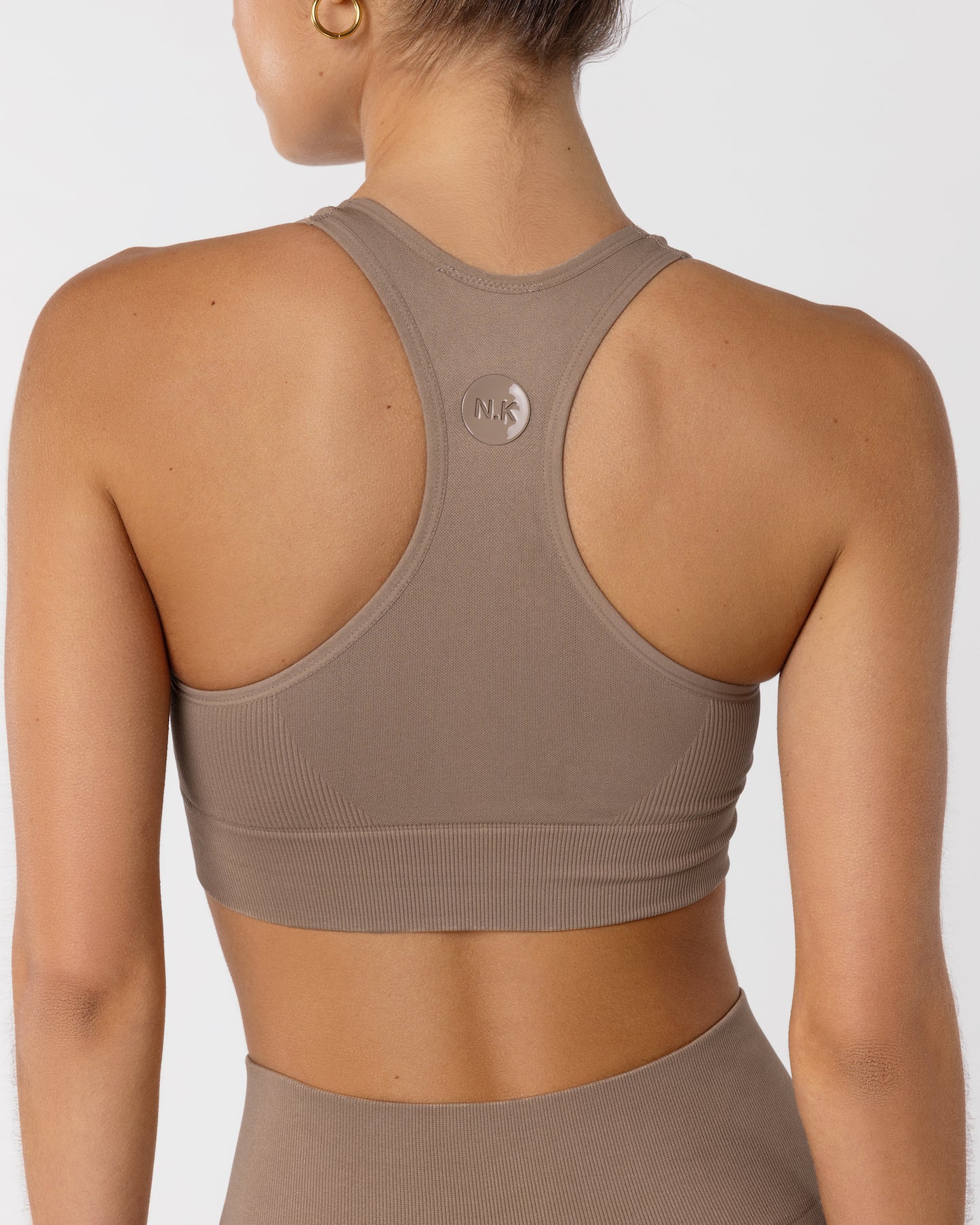 Seamless Sports Bra - Taupe