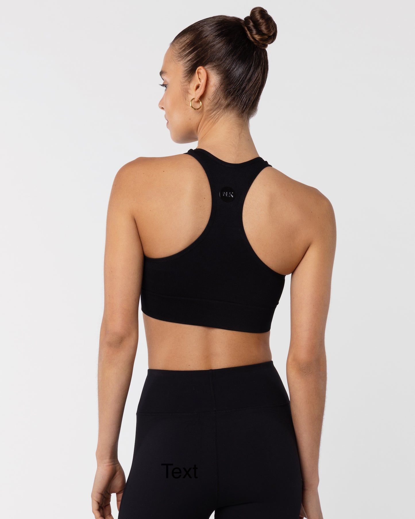 Seamless Sports Bra - Black