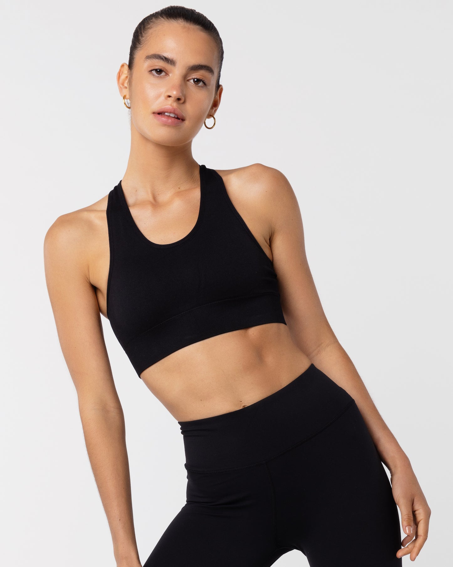 Seamless Sports Bra - Black