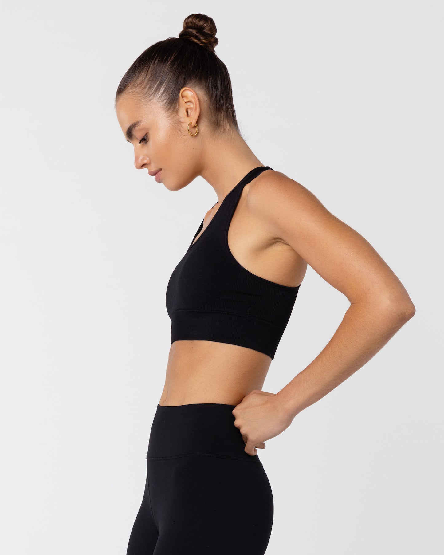 Seamless Sports Bra - Black