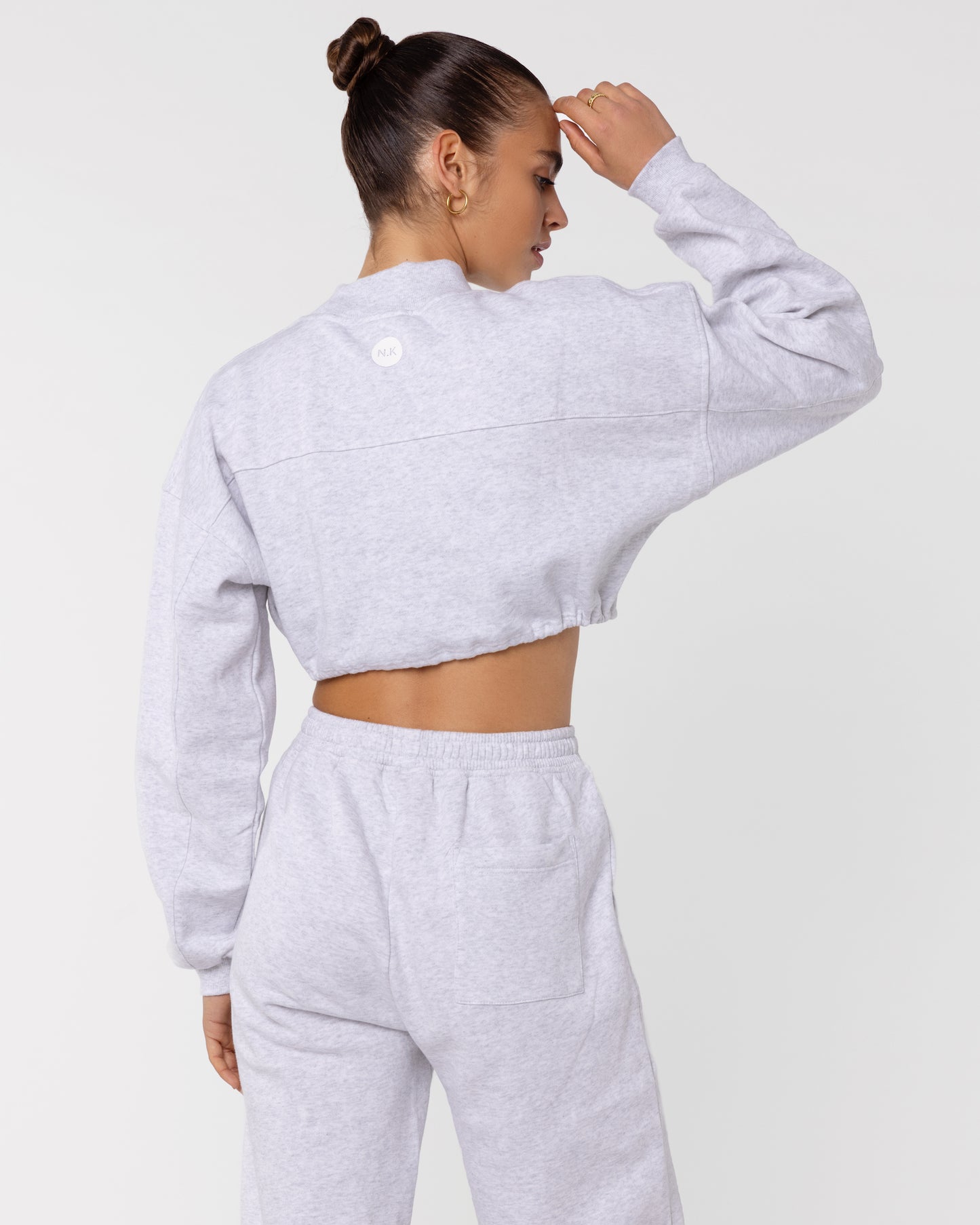 Organic Cotton Cropped Sweatshirt