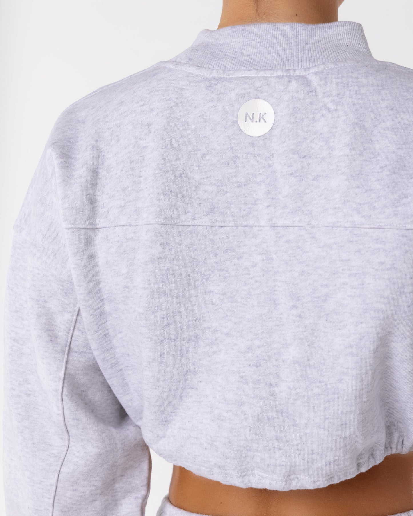 Organic Cotton Cropped Sweatshirt