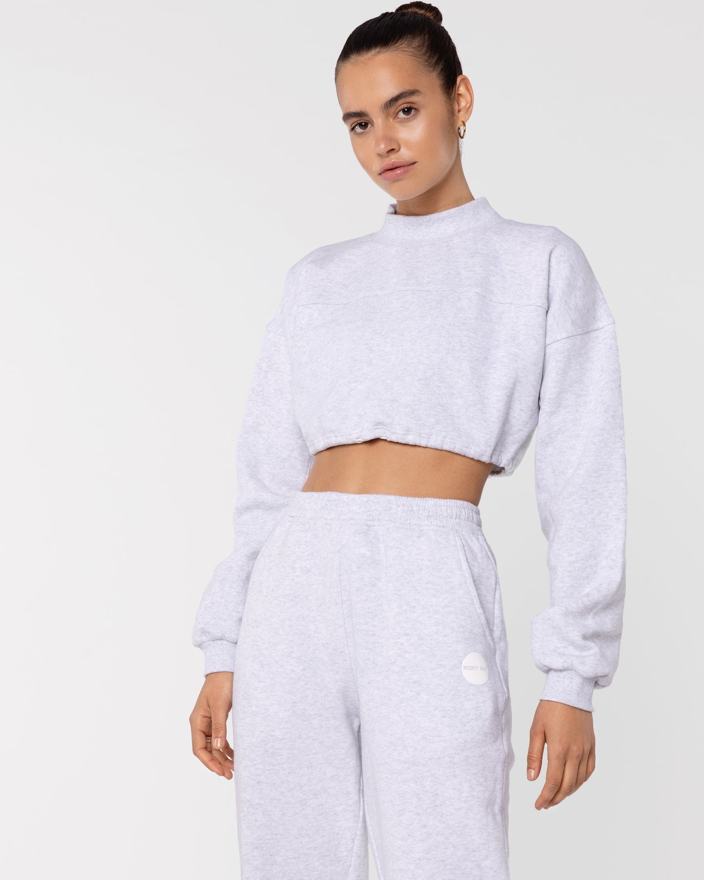 Organic Cotton Cropped Sweatshirt