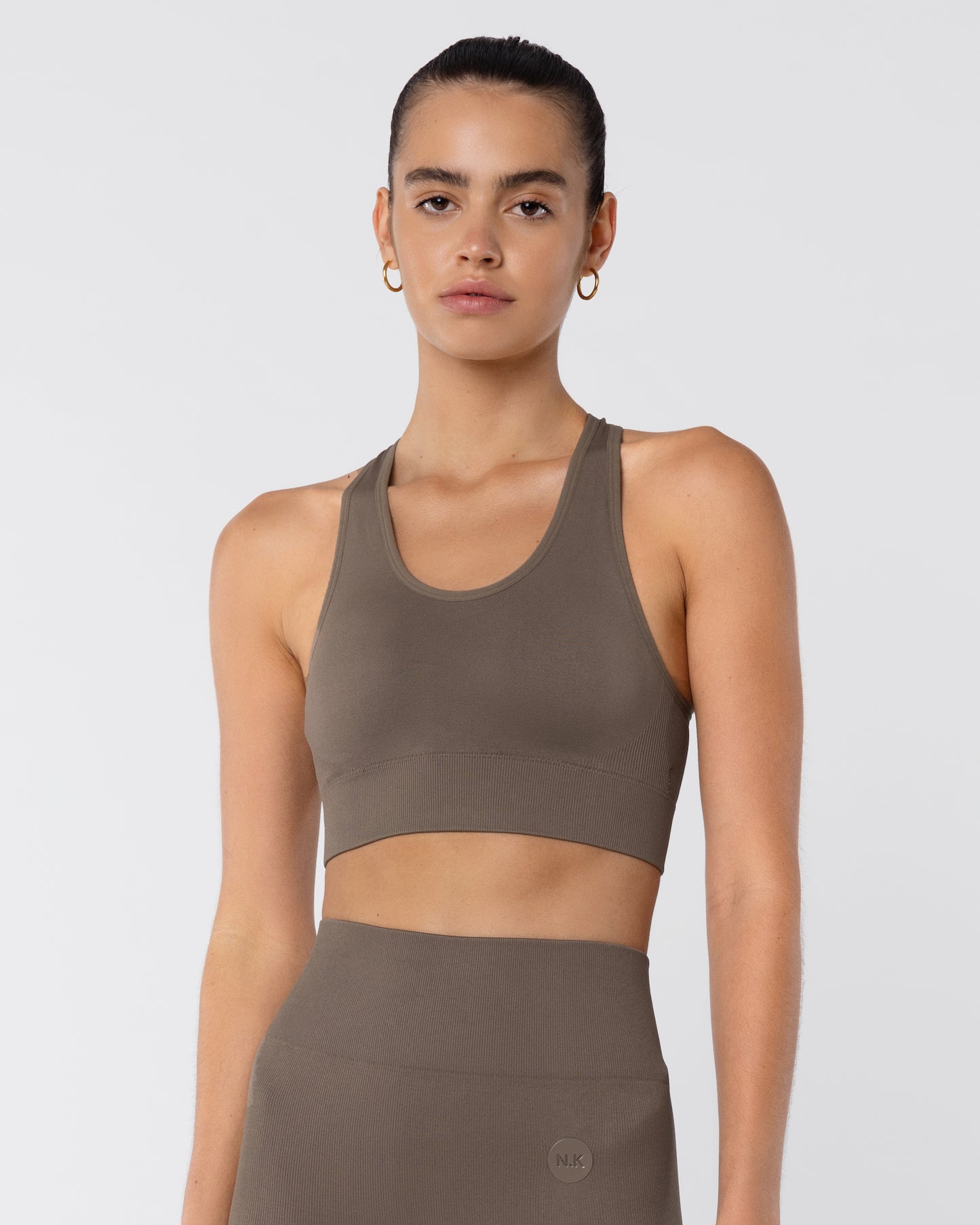 Seamless Sports Bra - Walnut