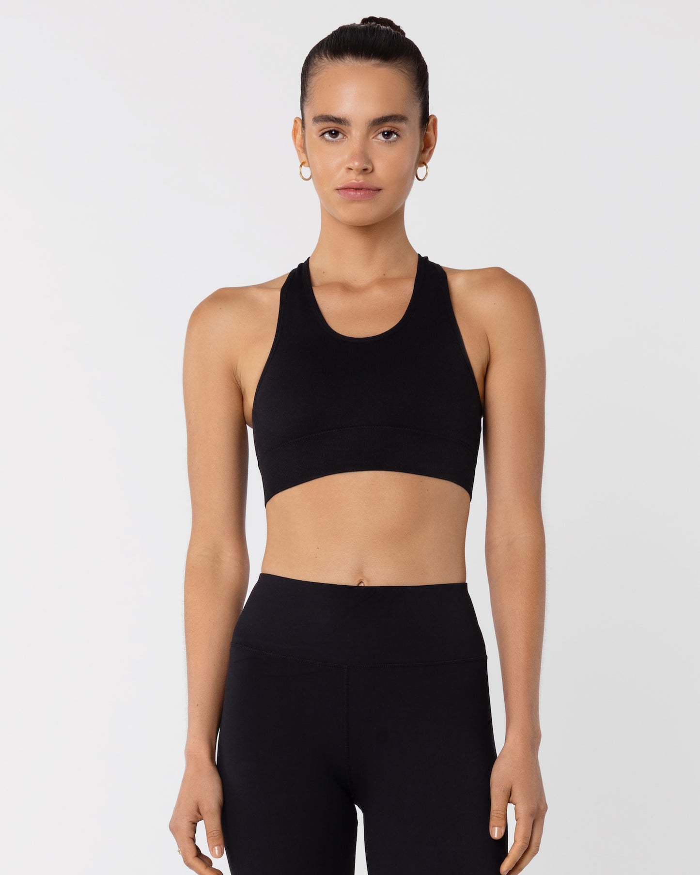 Seamless Sports Bra - Black