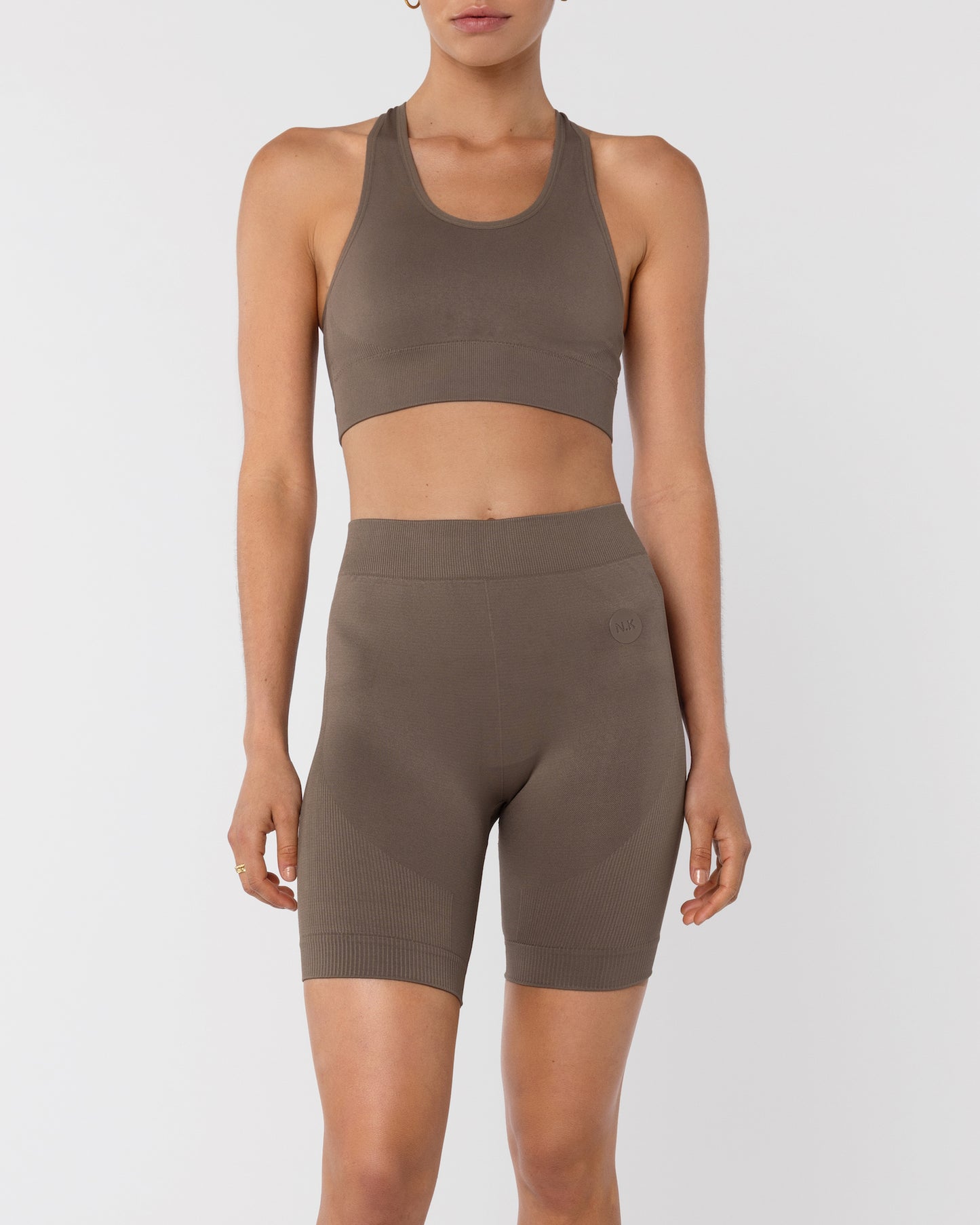 7" Seamless Bike Shorts - Walnut (Copy)
