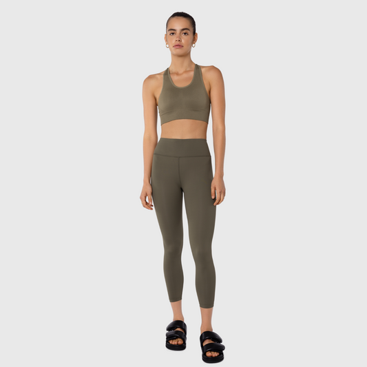 Performance Leggings - Olive Green