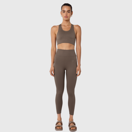 Seamless Sports Bra - Walnut (Copy)